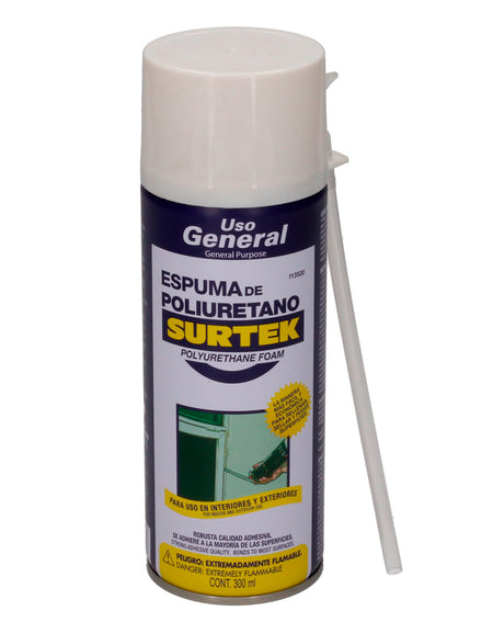 Espuma de poliuretano uso general 300 ml Surtek