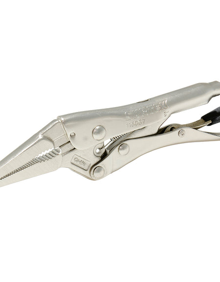 Pinza de presión nariz larga 6" Surtek