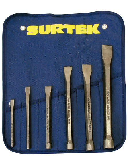 Surtek Juego de cinceles 6 piezas