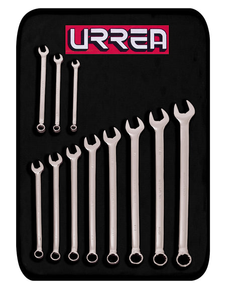 Juego de 11 llaves extralargas en pulgadas Urrea