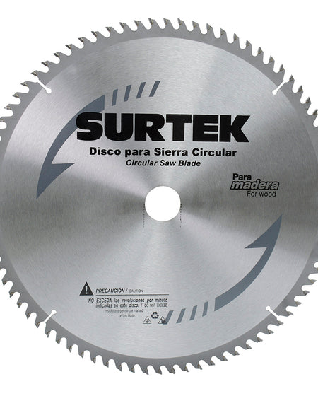 Disco para sierra circular 7-1/4" 40 dientes Surtek