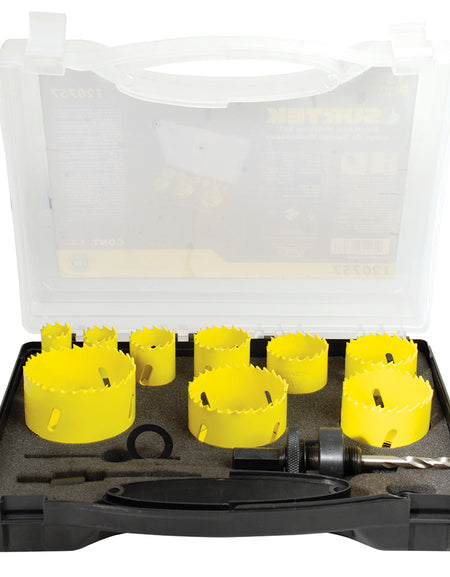 Surtek Juego de 13 cortacírculos bimetálicos