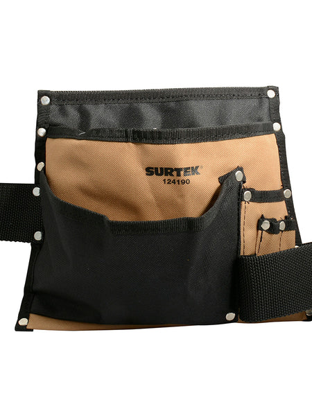 Surtek Estuche portaherramientas tela, cinto 7 compartim.