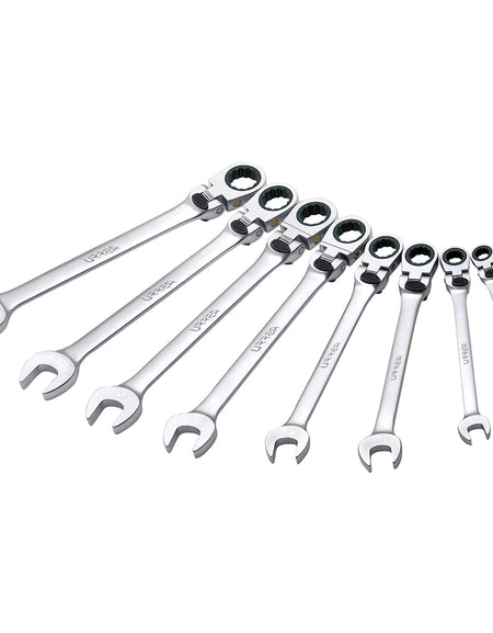 Juego de 8 llaves combinadas flexible en pulgadas Urrea