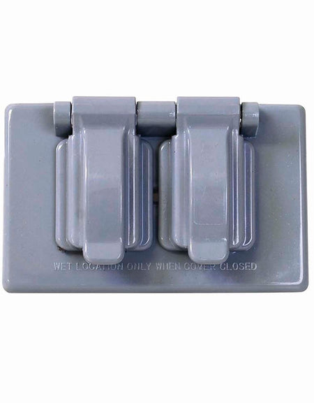 Placa plástico para intemperie para contacto dúplex Surtek