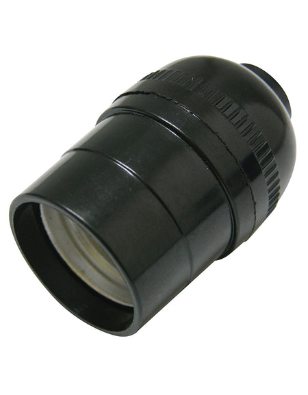 Portalámpara sencillo negro 127V Surtek