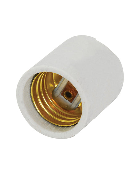 Portalámpara de porcelana sencillo 250V Surtek