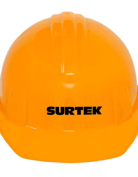 Casco de seguridad con ajuste de intervalos naranja Surtek