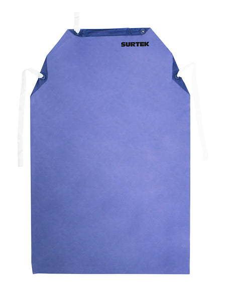 Mandil satin azul transparente 1.20m Surtek