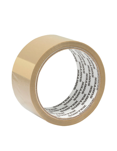 Cinta canela hot melt para empaque 2" x 50m Surtek