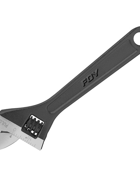 Llave ajustable 10" pavonada Foy