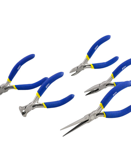 Juego de 5 mini pinzas 5" Foy