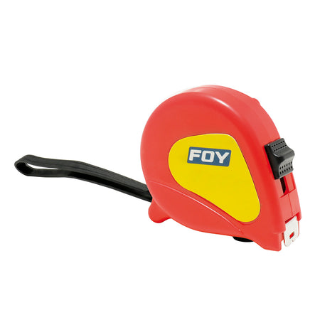 Flexómetro 5m x 3/4" rojo Foy