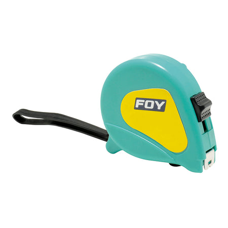 Flexómetro 5m x 3/4" turquesa Foy