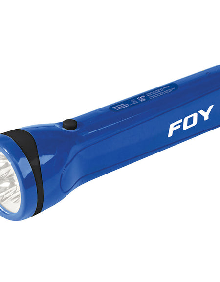 Linterna recargable de plástico 4 LED Foy