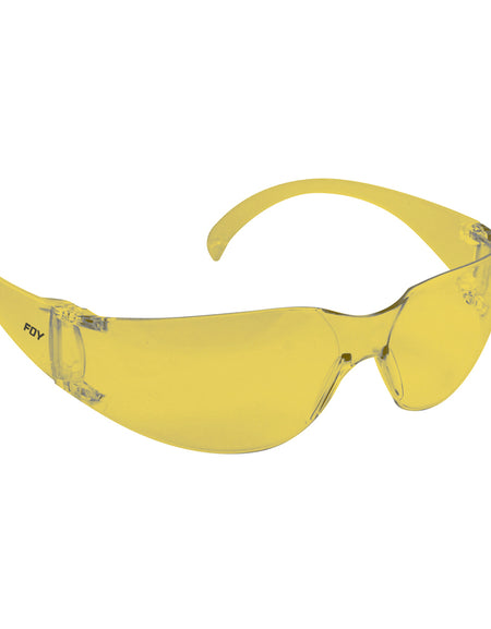 Foy Lente de seguridad industrial mica color ámbar