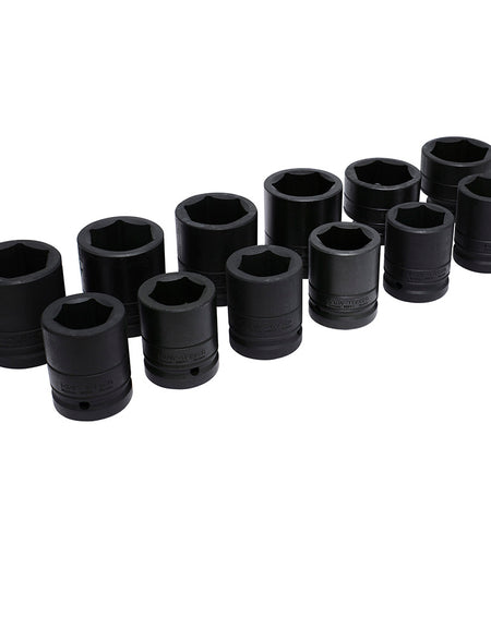 Juego 12 dados de impacto pared delgada en pulgadas 1" Urrea