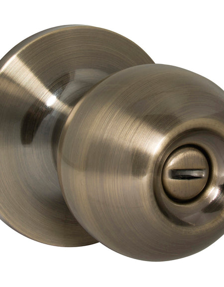 Prolok Pomo cilíndrico bola entrada latón antiguo