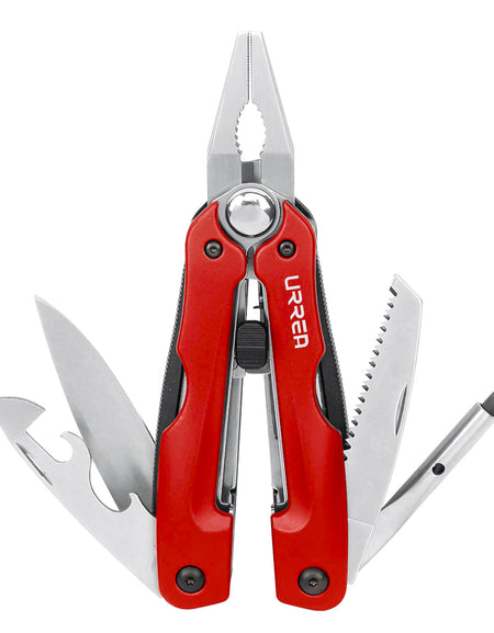 Multiherramientas 12 en 1 retráctil con mangos plástico y funda incluida Urrea