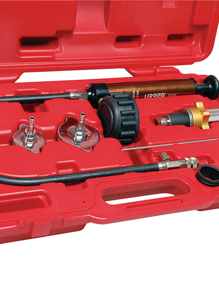 Juego para detección de fugas en radiador 6 piezas Urrea