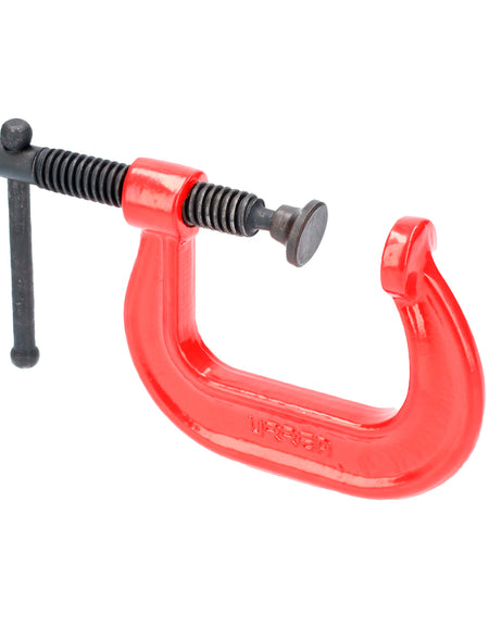 Prensa "C" forjada garganta profunda 2" uso industrial Urrea