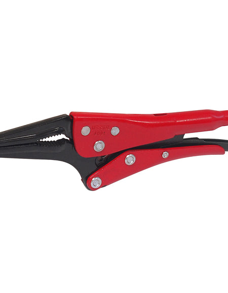 Pinza de presión nariz larga 10" uso pesado Urrea