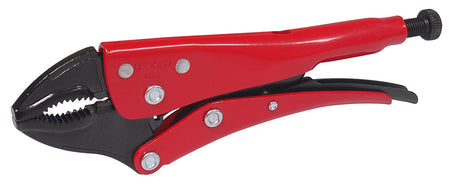 Pinza de presión quijada curva 10" uso pesado Urrea