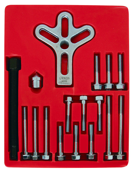 Jgo extractor autom pata de gallo o de volante 17 pzas Urrea