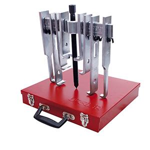 Juego de extractor quijada recta 10ton 12 piezas caja metálica