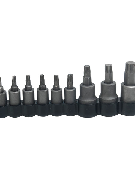 Juego de 9 dados punta Torx® tipo insertados Urrea