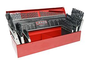 Juego de 115 brocas de acero de alta velocidad negras