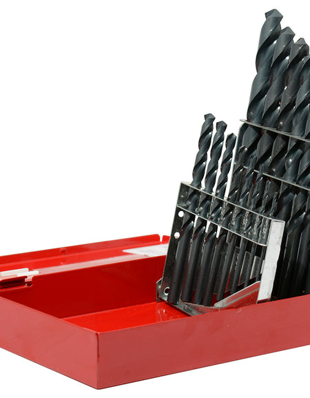 Jgo 15 brocas acero alta velocidad negras 1/16"-1/2" Urrea