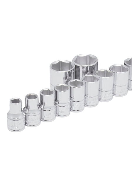 Juego de 11 dados en pulgadas boca 1/2" de 6 puntas Urrea