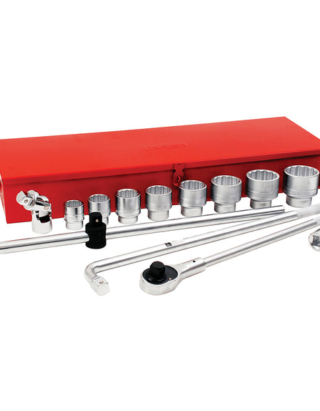 Juego de dados y accesorios métricos 1" Urrea