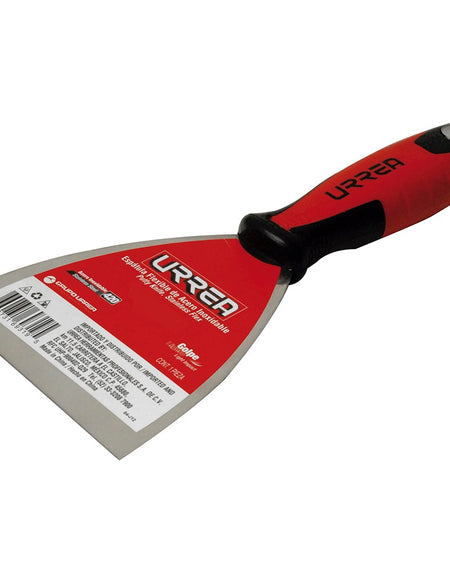 Espátula flexible de acero inoxidable 6" Urrea