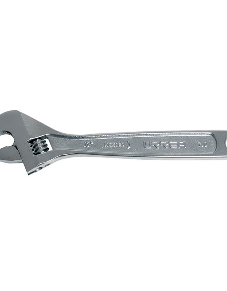 Llave ajustable 10" cromada Urrea