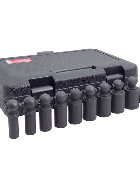 Jgo 9 dados universales intercambiables métricos 1/2" Urrea