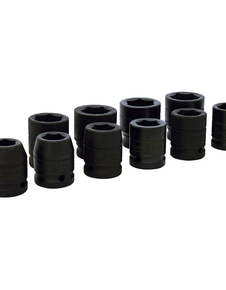 Juego de 10 dados de impacto en pulgadas 3/4" Urrea