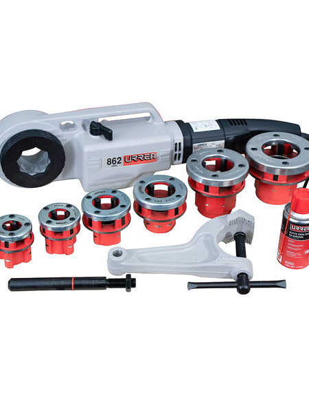 Juego de tarraja eléctrica para tubo 8 piezas Urrea