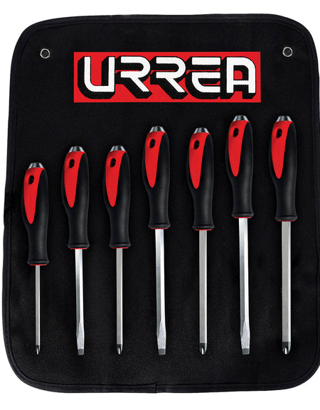 Juego de 7 destornilladores de golpe combinado Urrea