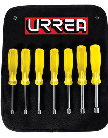 Juego de 7 destornilladores ámbar de caja métricos Urrea