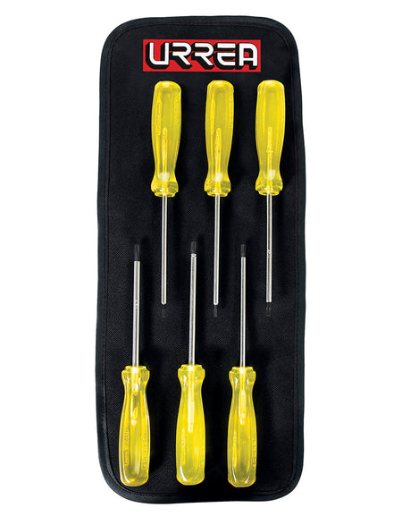Juego de 6 destornillador ámbar punta Torx® Urrea