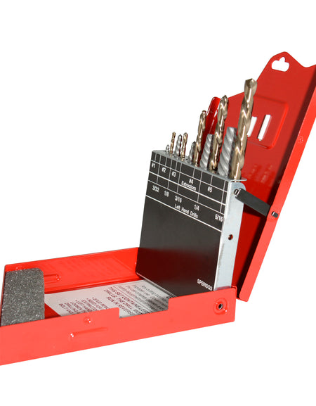 Juego 10 brocas acero alta velocidad y extractores Urrea