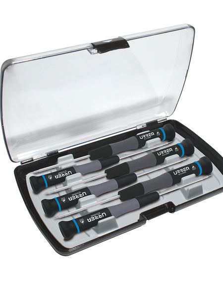 Juego Destornilladores ESD Torx®6 pzas caja plástica Urrea