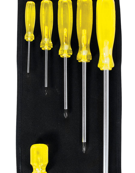 Juego de 6 destornilladores ámbar punta Phillips® Urrea