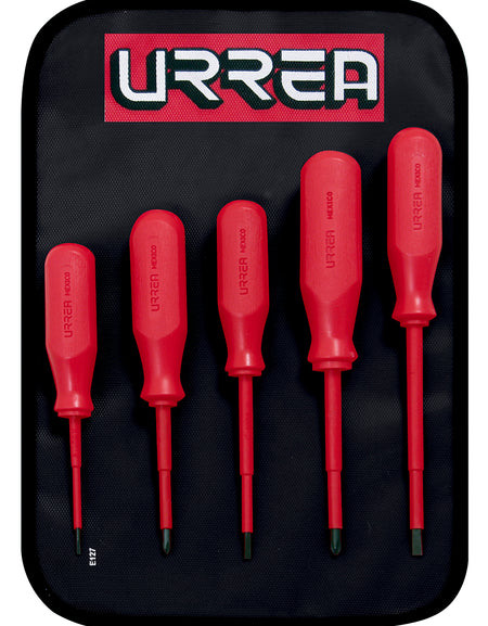 Juego de 5 Destornilladores para 1000V combinado Urrea