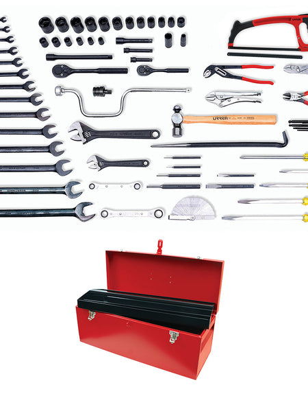 Juego industrial para ferrocarril 68 piezas Urrea