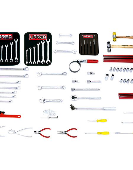 Juego básico automotriz 70 piezas sin caja Urrea