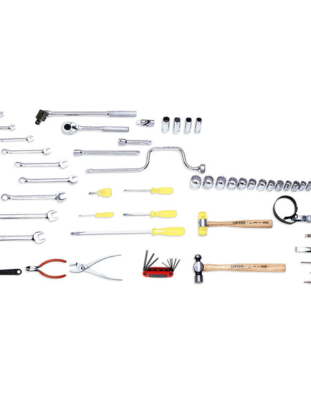 Juego básico automotriz 54 piezas sin caja Urrea