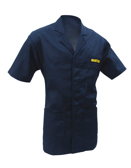 Bata azul talla M Surtek